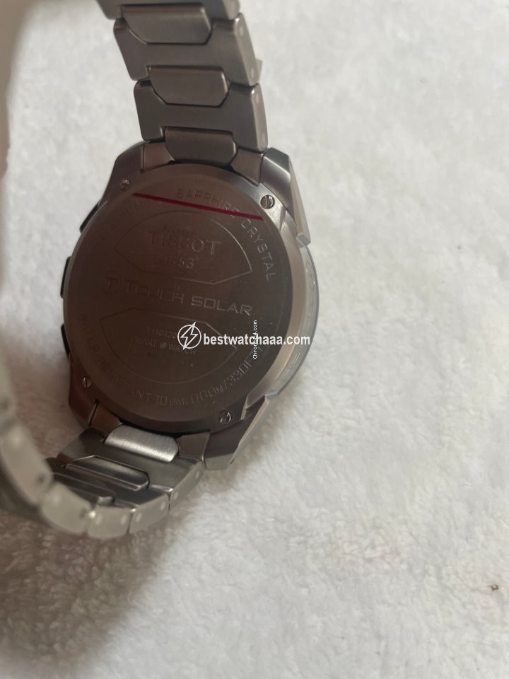 IMG_9081 Tissot T-Touch Expert Solar Mens watch Unisex Quartz Titanium T110.420.44.051.00 Replica 4