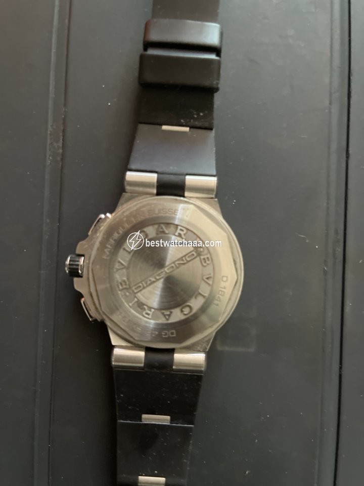IMG_9081 Bulgari Diagono Mens watch Unisex Automatic Steel DG 42 SV CH Replica 4