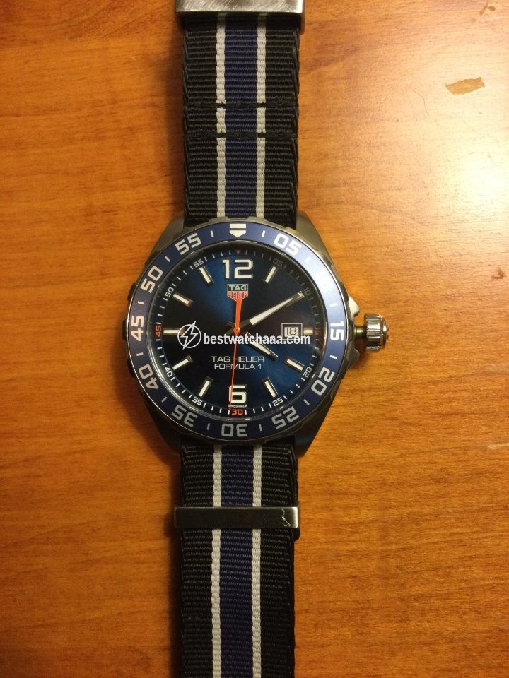 IMG_9081 TAG Heuer Formula 1 Quartz Mens watch Unisex Quartz Steel WAZ1010.FC8197 Replica 4