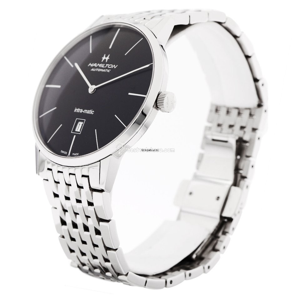 IMG_9081 Hamilton Intra-Matic Mens watch Unisex Automatic Steel NUMBER H38755131 Replica 4