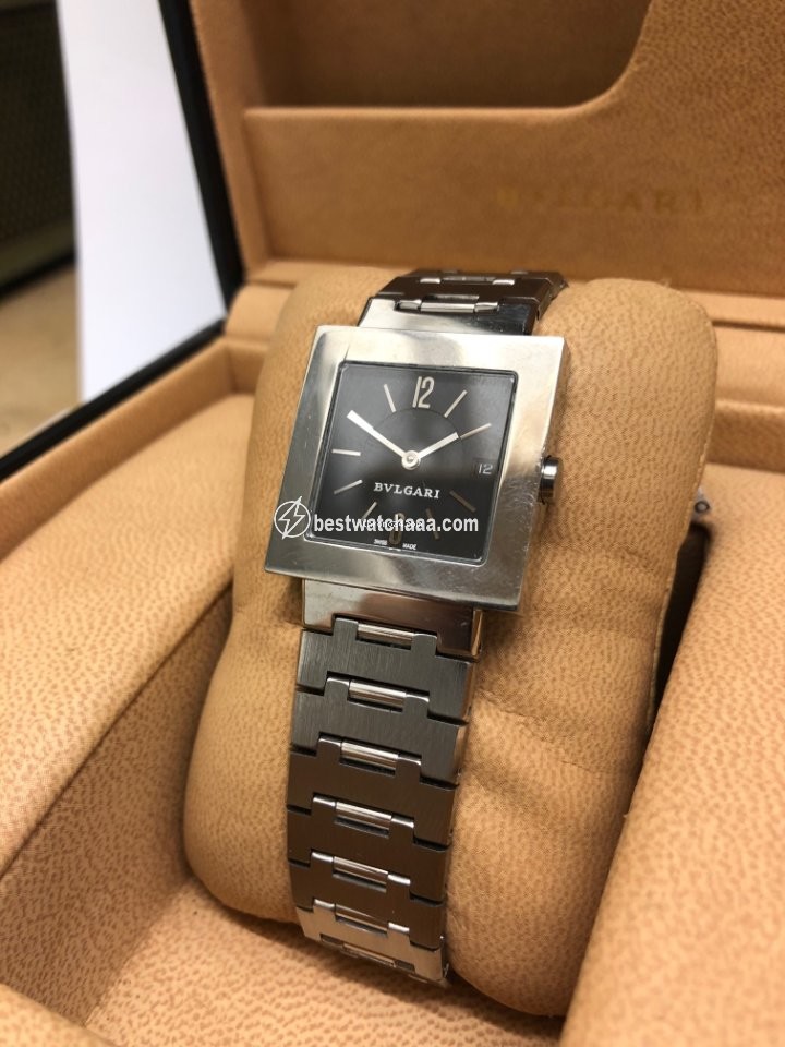 IMG_9081 Bulgari Quadrato Womens watch Quartz Steel SQ27SSD Replica 4