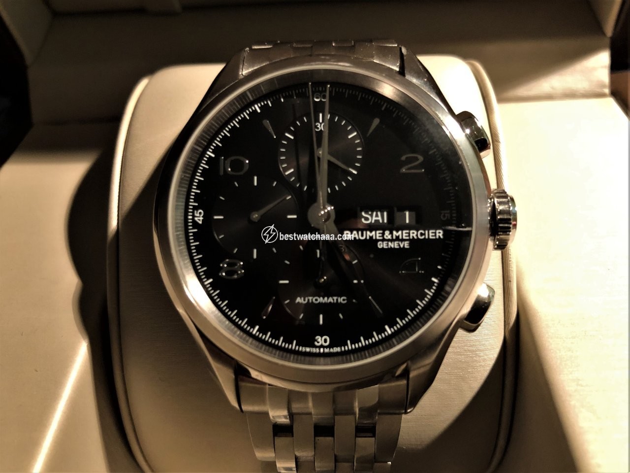 IMG_9081 Baume & Mercier Clifton Mens watch Unisex Automatic Steel MOA10212 Replica 4