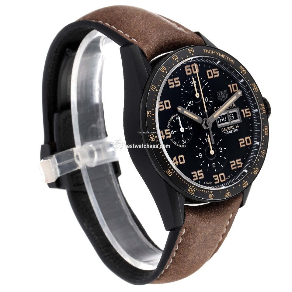 IMG_9081 TAG Heuer Carrera Calibre 16 Mens watch Unisex Automatic Titanium CV2A84.FC6394 Replica 4