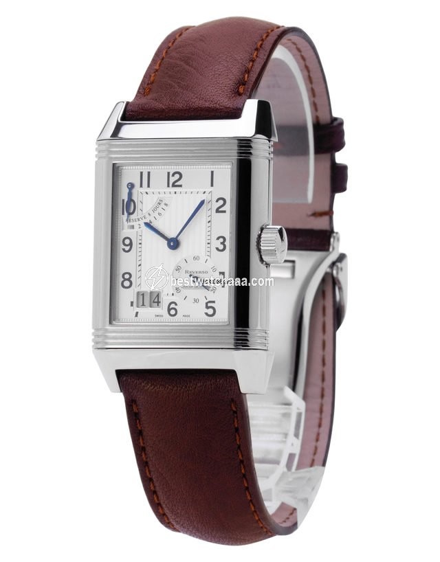 IMG_9081 Jaeger-LeCoultre Reverso Grande Date Mens watch Unisex Manual winding Steel Q3008420 240.8.15 Replica 4