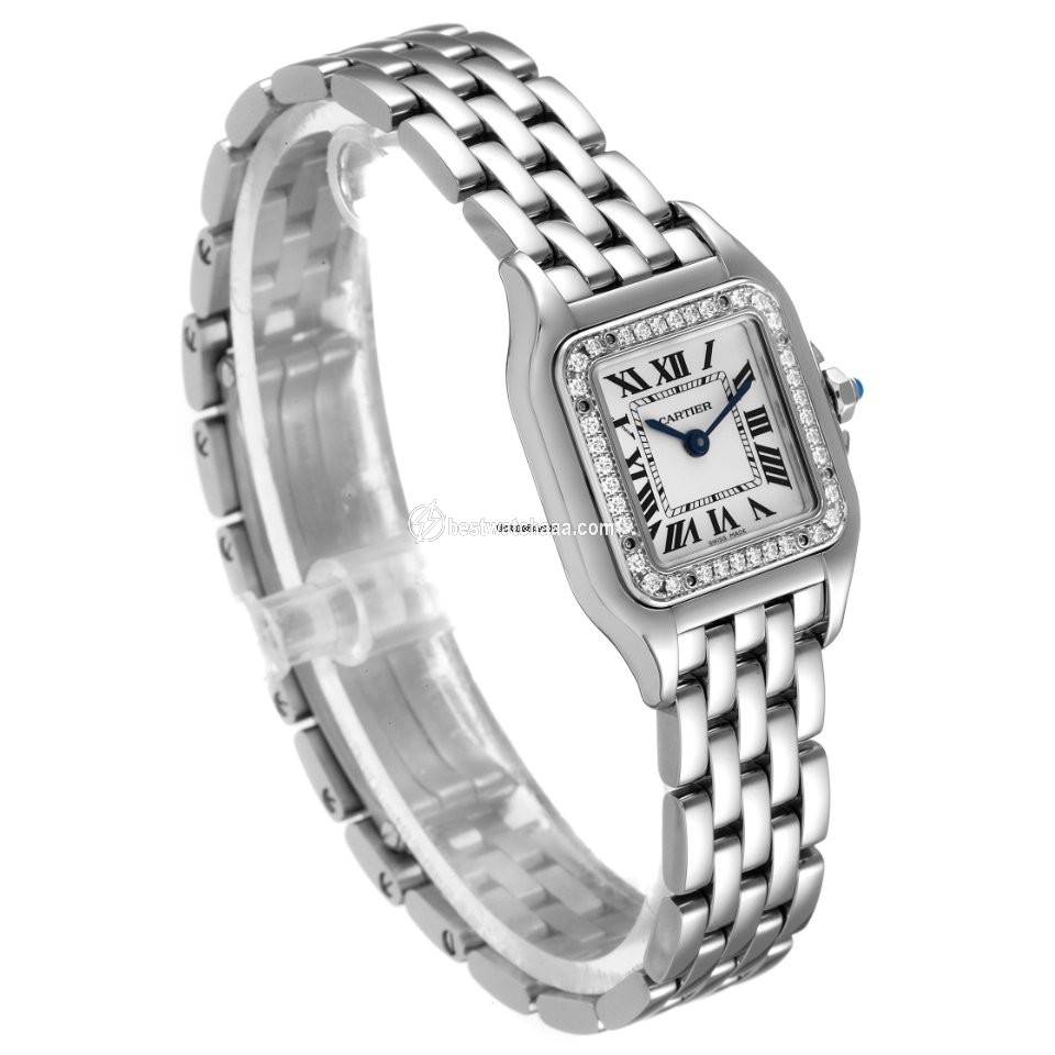IMG_9081 Cartier Panthere Womens watch Quartz Steel W4PN0007 Replica 4