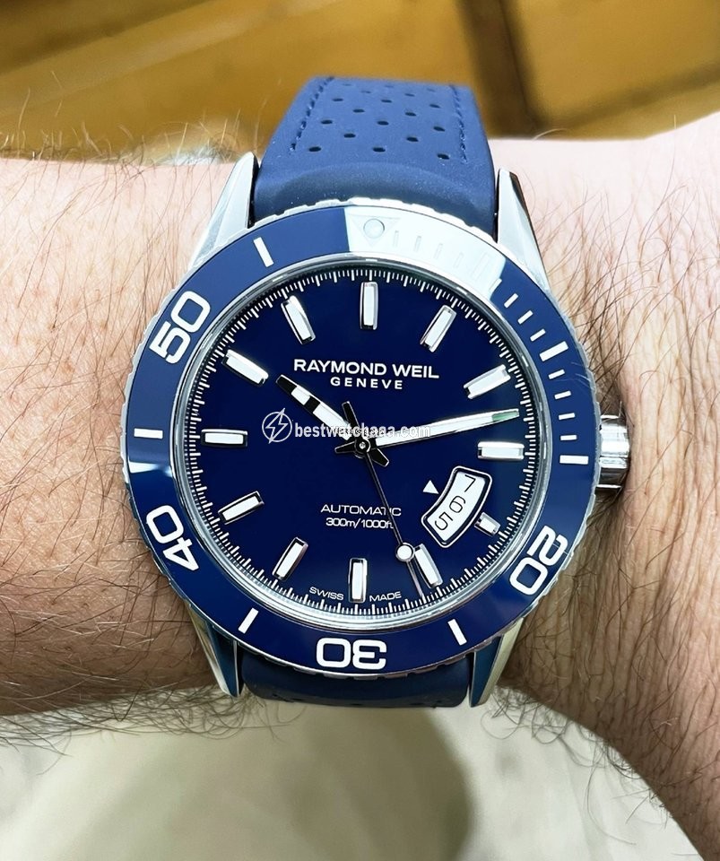 IMG_9081 Raymond Weil Freelancer Mens watch Unisex Automatic Steel 2760-SR3-50001 Replica 4