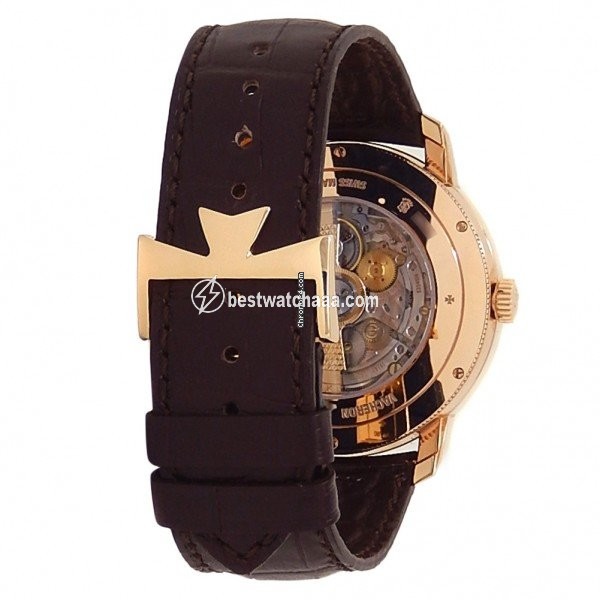 IMG_9081 Vacheron Constantin Patrimony Mens watch Unisex Automatic Rose gold 86060 000R-8985 Replica 4