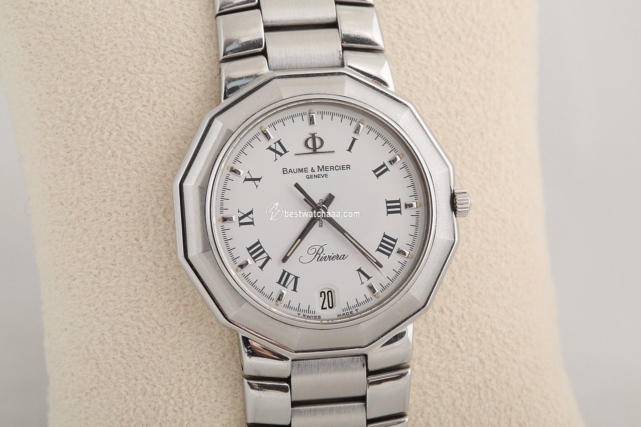 IMG_9081 Baume & Mercier Riviera Mens watch Unisex Quartz Steel Baume & Mercier 5131 Replica 4