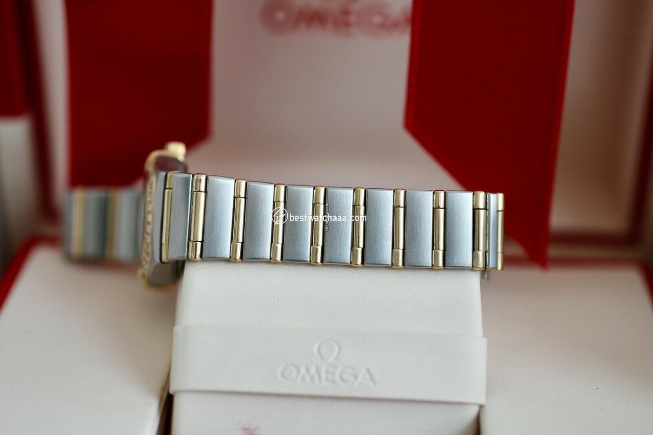 IMG_9081 Omega Constellation Womens watch Quartz Gold Steel 1267.70.00 Replica 4