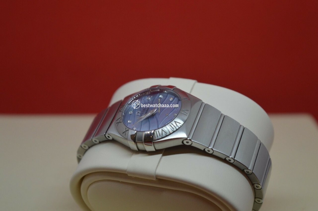 IMG_9081 Omega Constellation Quartz Womens watch Quartz Steel 123.10.27.60.57.001 Replica 4