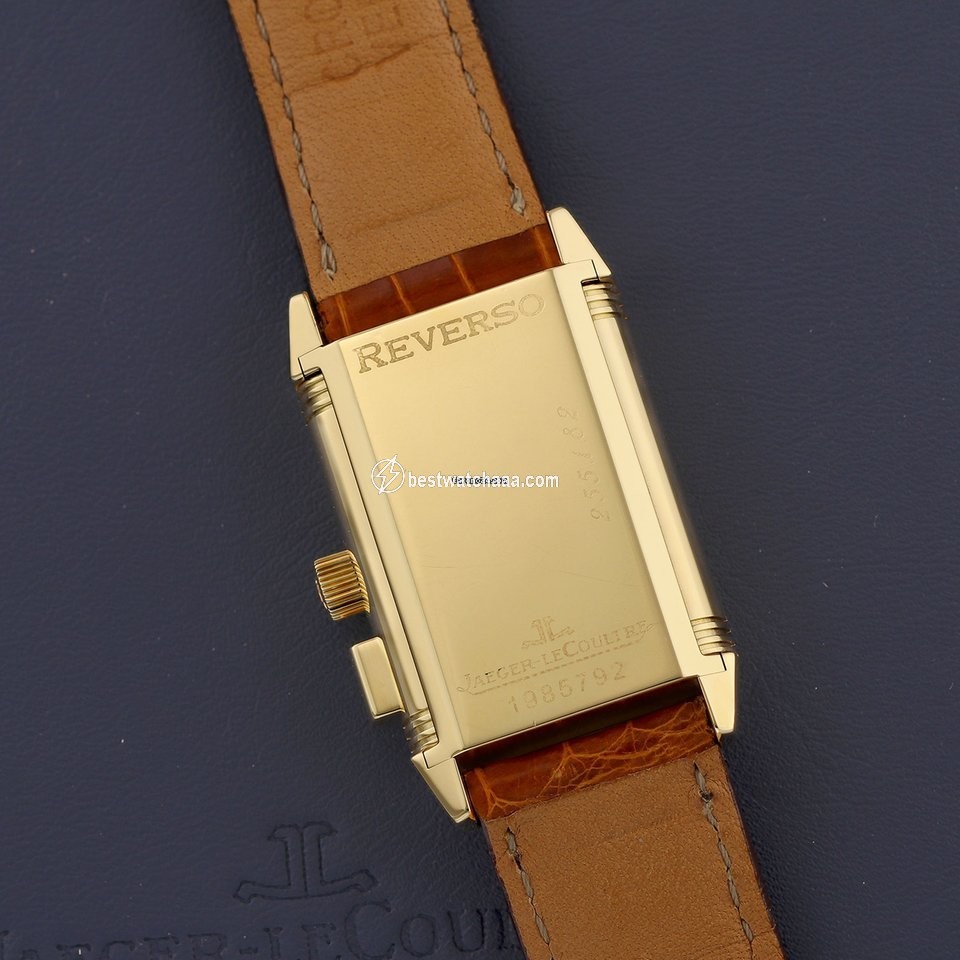 IMG_9081 Jaeger-LeCoultre Reverso Memory Manual winding Yellow gold 255.140.822B 255.1.82 Replica 4