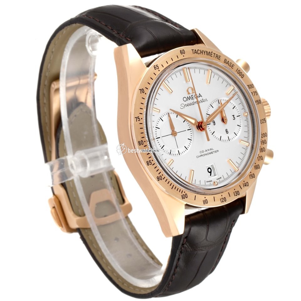 IMG_9081 Omega Speedmaster 57 Mens watch Unisex Automatic Rose gold 331.53.42.51.02.002 Replica 4