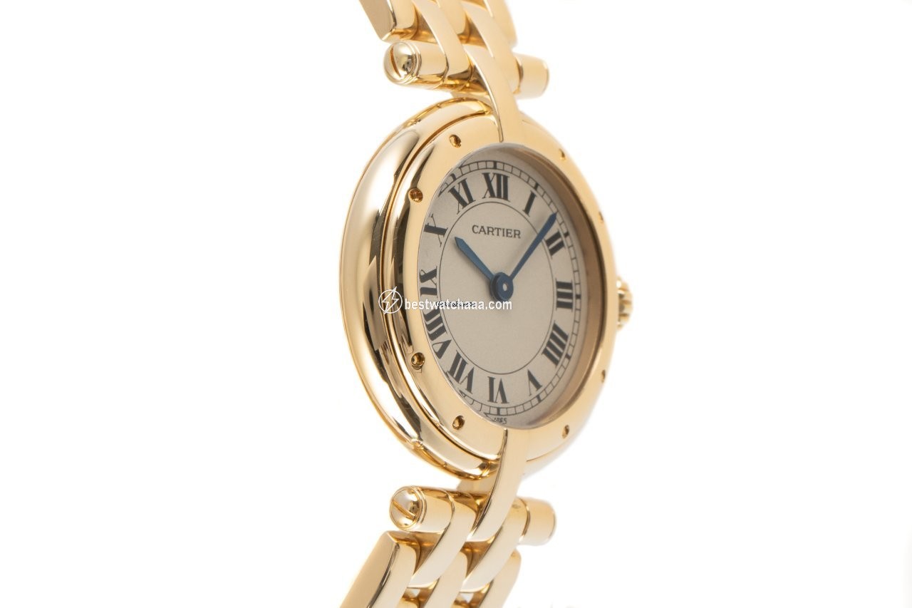IMG_9081 Cartier Panthere Womens watch Quartz Yellow gold 866920 Replica 4