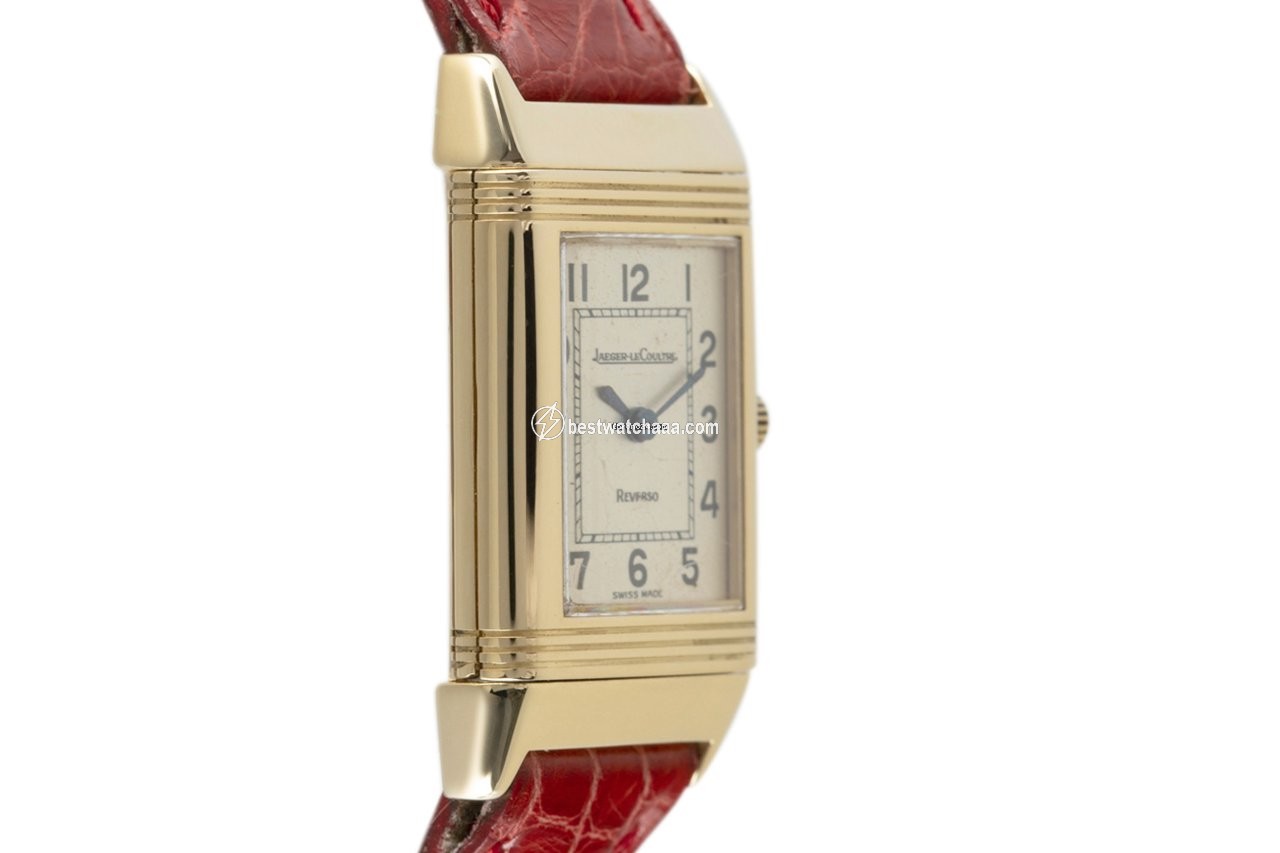 IMG_9081 Jaeger-LeCoultre Reverso Lady Womens watch Quartz Yellow gold 260.1.08 Replica 4
