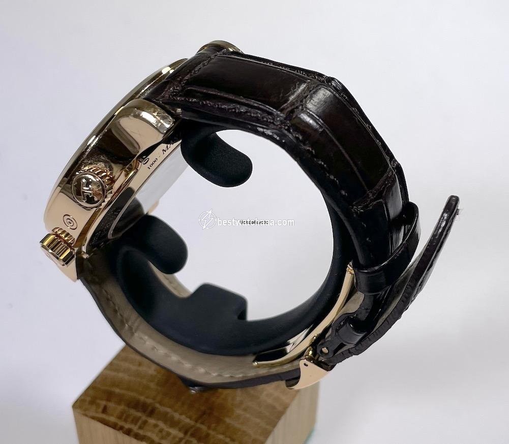 IMG_9081 Jaeger-LeCoultre Master World Geographic Mens watch Unisex Automatic Rose gold 146.2.32 Replica 4
