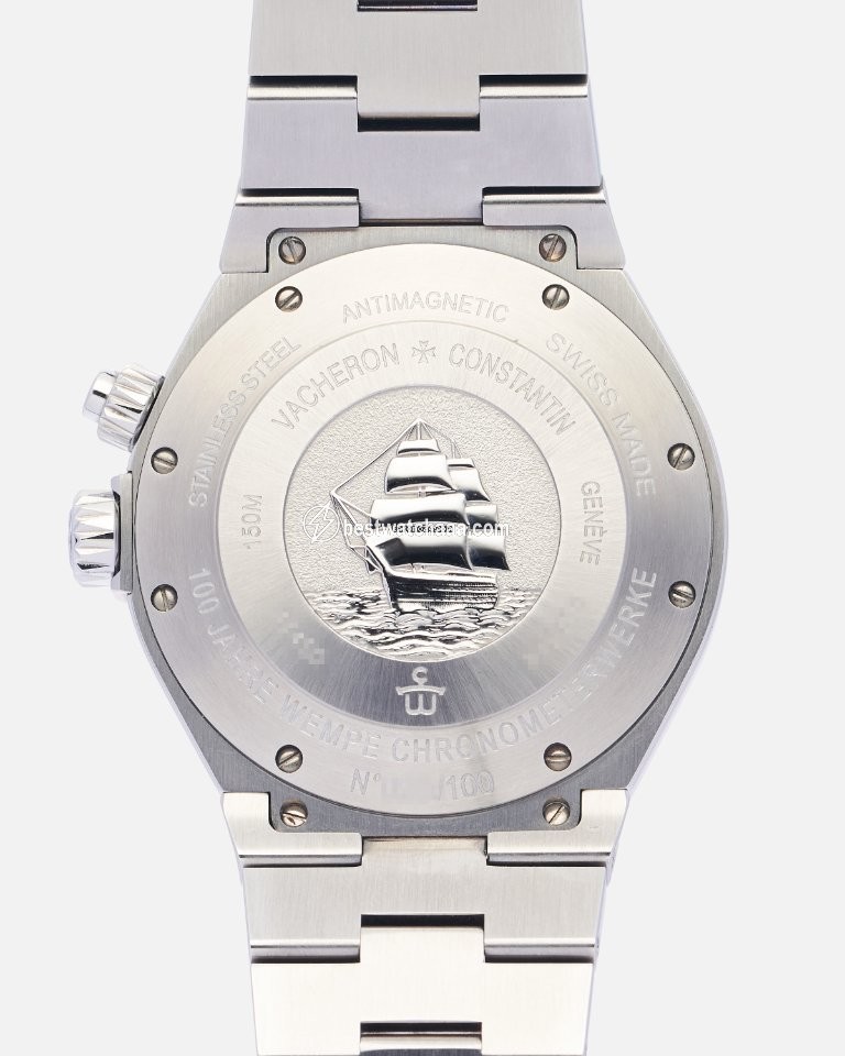 IMG_9081 Vacheron Constantin Overseas Dual Time Mens watch Unisex Automatic Steel 47450 B01A Replica 4