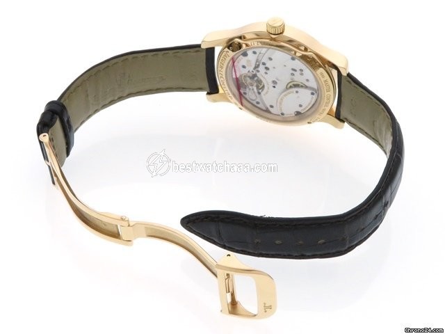 IMG_9081 Jaeger-LeCoultre Master Eight Days Mens watch Unisex Manual winding Rose gold Q1602420 146.2.17 Replica 4