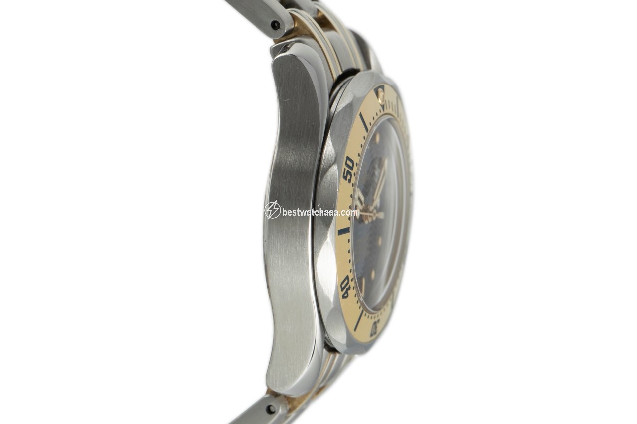 IMG_9081 Omega Seamaster Womens watch Quartz Gold Steel 596.1503 Replica 4