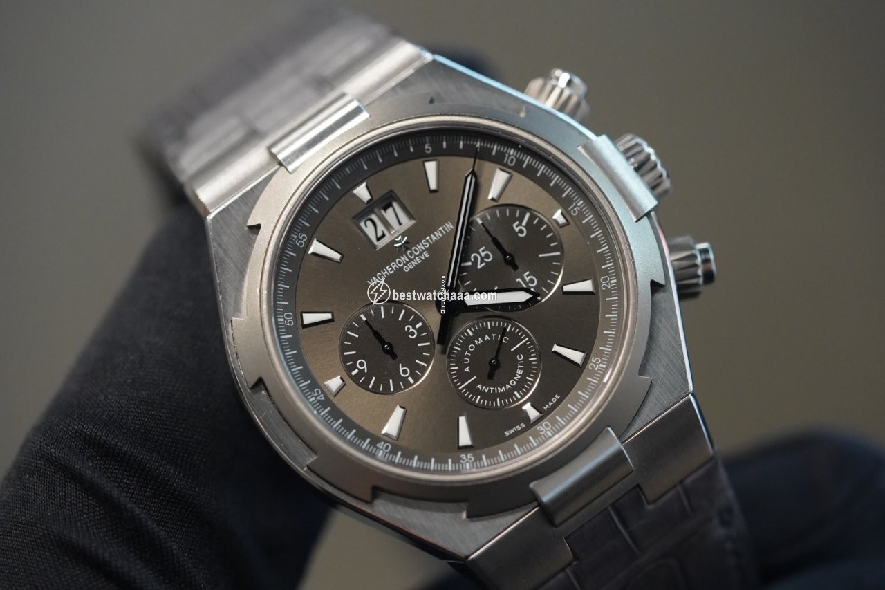 IMG_9081 Vacheron Constantin Overseas Chronograph Mens watch Unisex Automatic Steel 49150 000W-9501 Replica 4