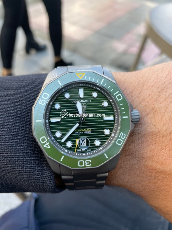 IMG_9081 TAG Heuer Aquaracer 300M Mens watch Unisex Automatic Titanium WBP208B.BF0631 Replica 4