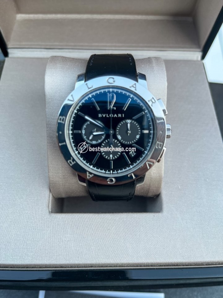 IMG_9081 Bulgari Bulgari Mens watch Unisex Automatic Steel 102043 Replica 4