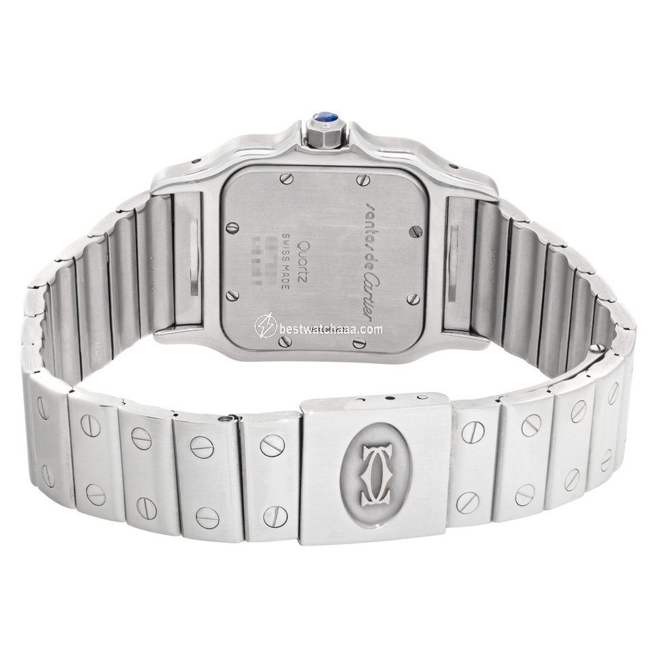 IMG_9081 Cartier Santos Womens watch Quartz Steel W20025D6 1564 Replica 4
