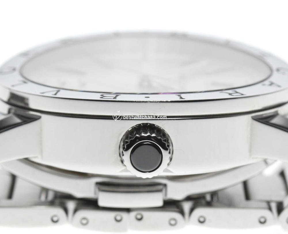 IMG_9081 Bulgari Bulgari Mens watch Unisex Automatic Steel BB39S Replica 4