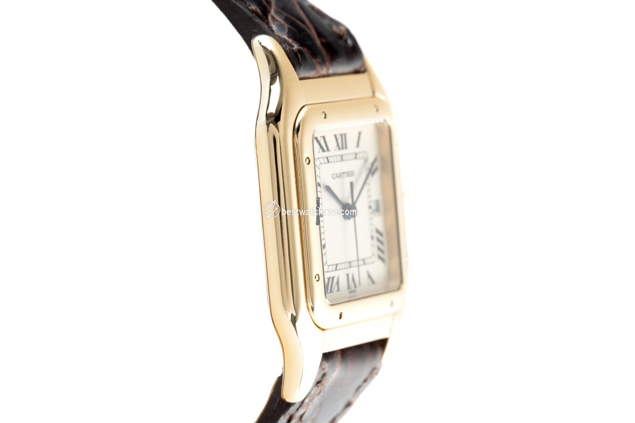 IMG_9081 Cartier Panthere Mens watch Unisex Quartz Yellow gold 8839 Replica 4