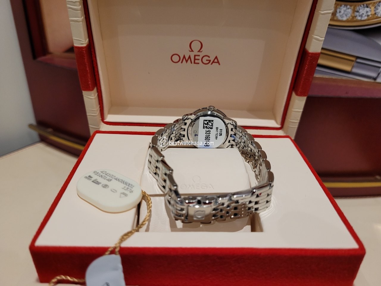 IMG_9081 Omega De Ville Prestige Womens watch Quartz Steel 424.10.24.60.55.001 Replica 4