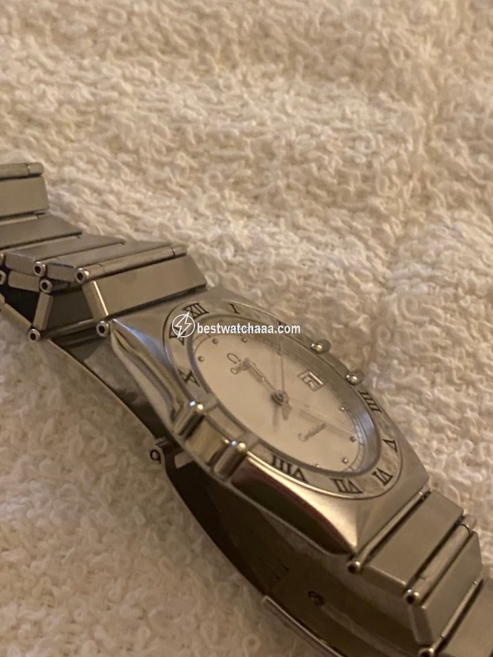 IMG_9081 Omega Constellation Quartz Mens watch Unisex Quartz Steel 53428331 Replica 4