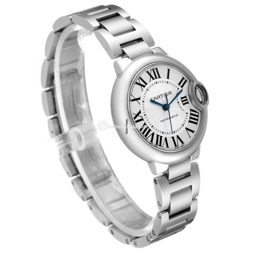 IMG_9081 Cartier Ballon Bleu 33mm Womens watch Automatic Steel W6920071 Replica 4