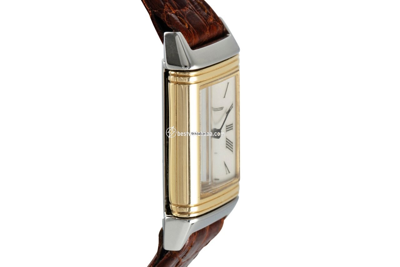 IMG_9081 Jaeger-LeCoultre Reverso Lady Womens watch Quartz Gold Steel 140.106.5 Replica 4