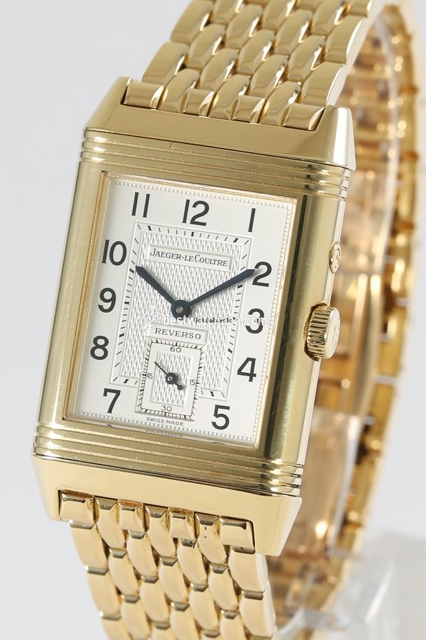 IMG_9081 Jaeger-LeCoultre Reverso Duoface Mens watch Unisex Manual winding Yellow gold 270.1.54 Replica 4