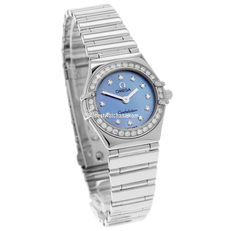 IMG_9081 Omega Constellation Ladies Womens watch White gold 1165.77.00 Replica 4