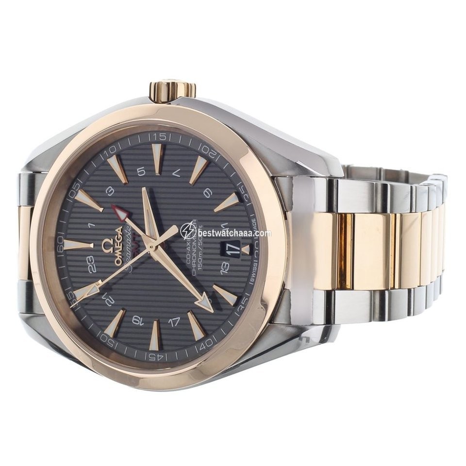 IMG_9081 Omega Seamaster Aqua Terra Mens watch Unisex Automatic Gold Steel 23120432206003 Replica 4