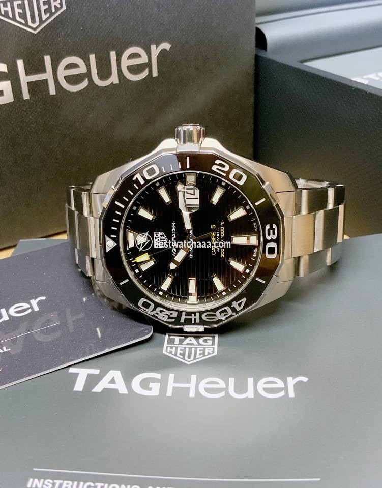 IMG_9081 TAG Heuer Aquaracer 300M Mens watch Unisex Automatic Steel WAY201A.BA0927 Replica 4