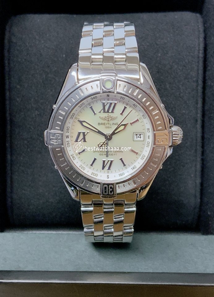 IMG_9081 Breitling Womens watch Quartz Steel A67365 Replica 4