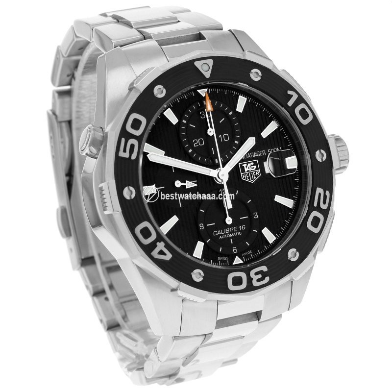 IMG_9081 TAG Heuer Aquaracer 500M Mens watch Unisex Steel CAJ2110.BA0872 Replica 4