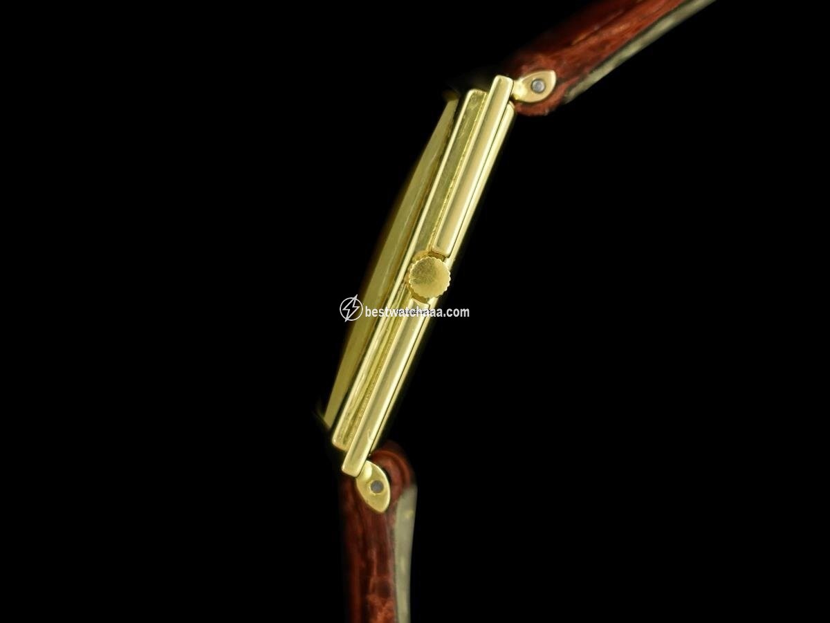 IMG_9081 Cartier Mens watch Unisex Manual winding Yellow gold 7974 Replica 4