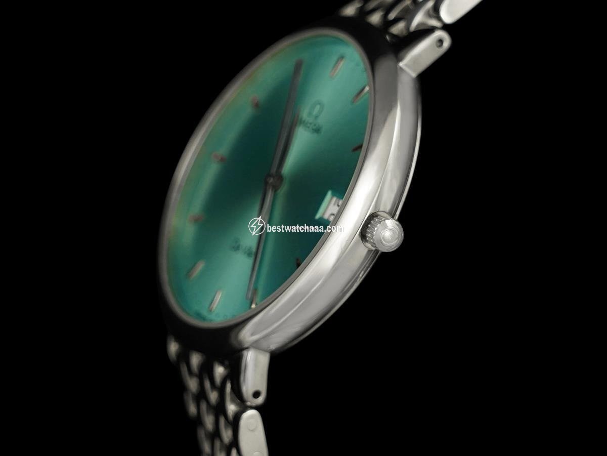 IMG_9081 Omega De Ville Mens watch Unisex Quartz Steel 8299 Replica 4