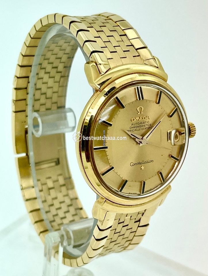 IMG_9081 Omega Constellation Mens watch Unisex Automatic Yellow gold 168.002 Replica 4
