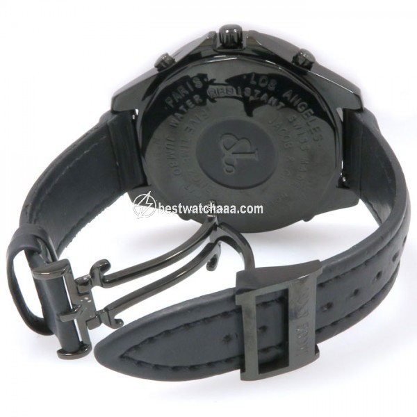 IMG_9081 Jacob & Co. Five Time Zone Quartz Steel JC-30JBD Replica 4