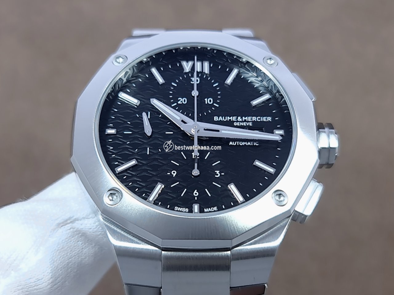 IMG_9081 Baume & Mercier Riviera Mens watch Unisex Automatic Steel M0A10624 Replica 4