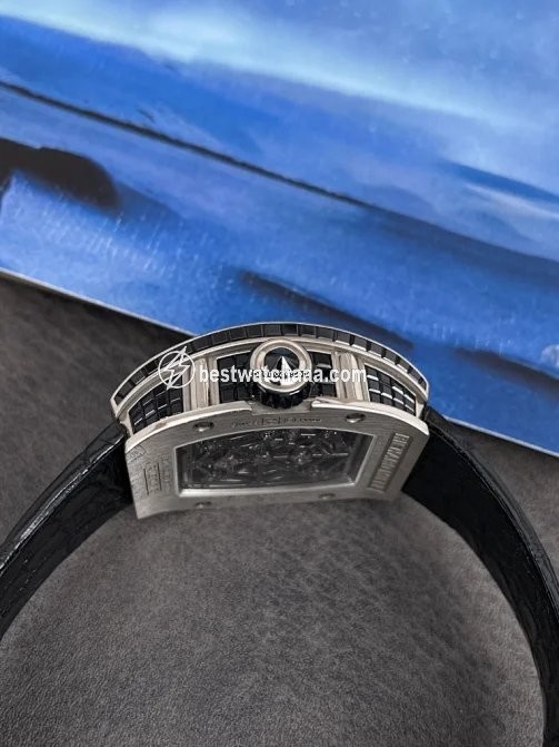 IMG_9081 Richard Mille Mens watch Unisex Manual winding White gold RM19 Replica 4