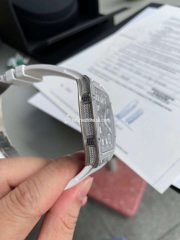 IMG_9081 Richard Mille RM 67 Mens watch Unisex Automatic White gold Richard Mille Extra Flat RM67-01 Replica 4