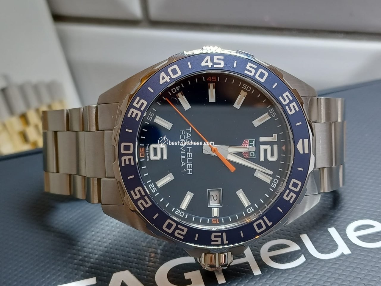 IMG_9081 TAG Heuer Formula 1 Quartz Mens watch Unisex Quartz Steel WAZ1010.BA0842 Replica 4