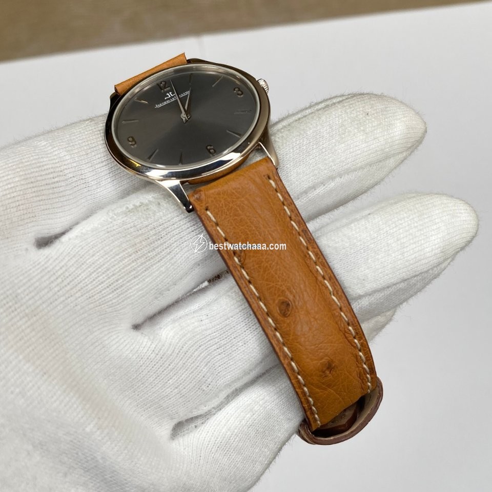 IMG_9081 Jaeger-LeCoultre Master Ultra Thin Mens watch Unisex Manual winding White gold 145.3.79.S Replica 4
