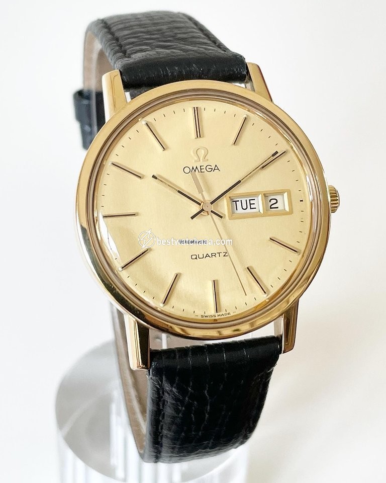 IMG_9081 Omega Seamaster Mens watch Unisex Quartz Yellow gold 196.0161 Replica 4