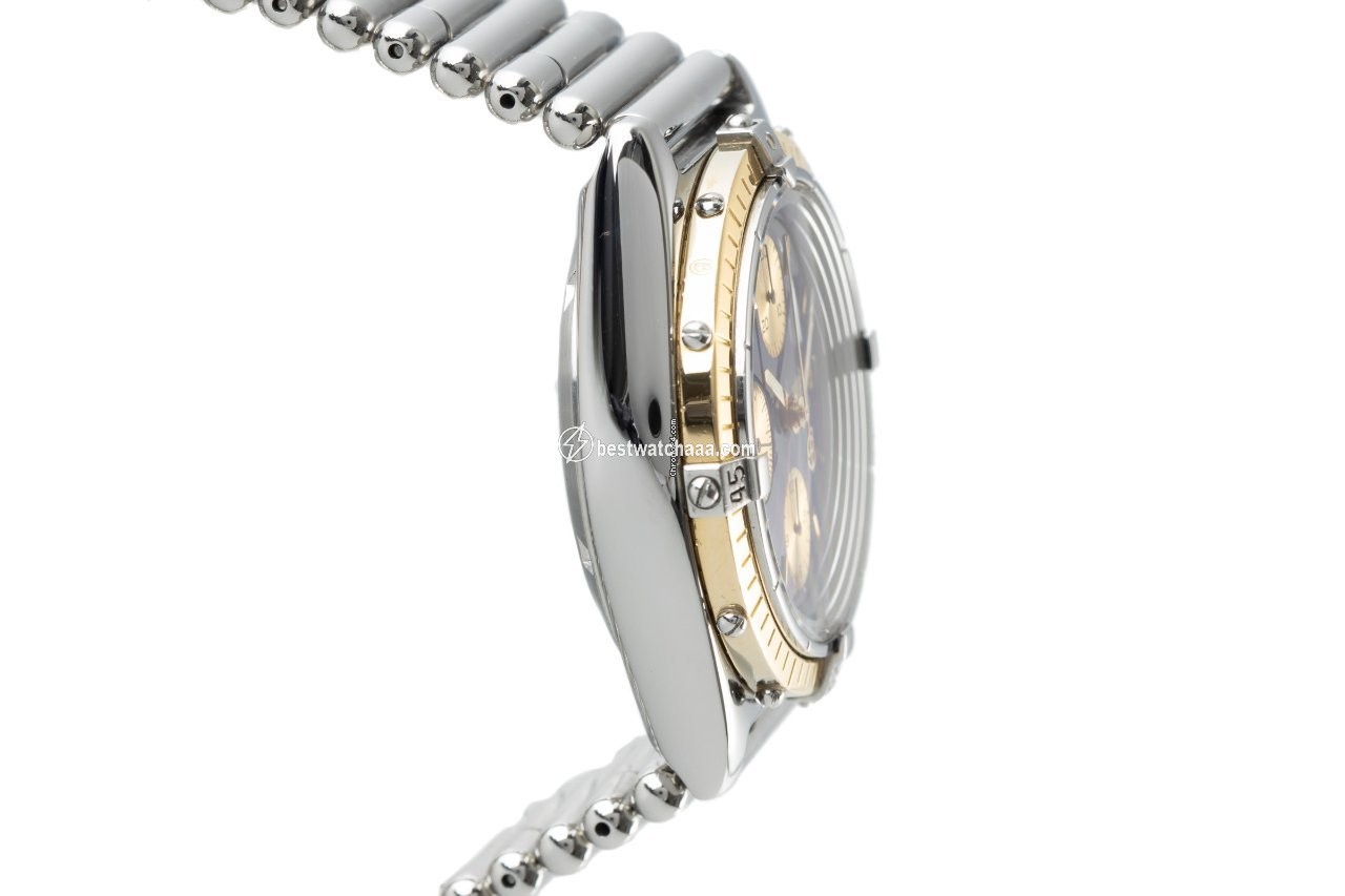 IMG_9081 Breitling Chronomat Mens watch Unisex Automatic Gold Steel D13047 Replica 4