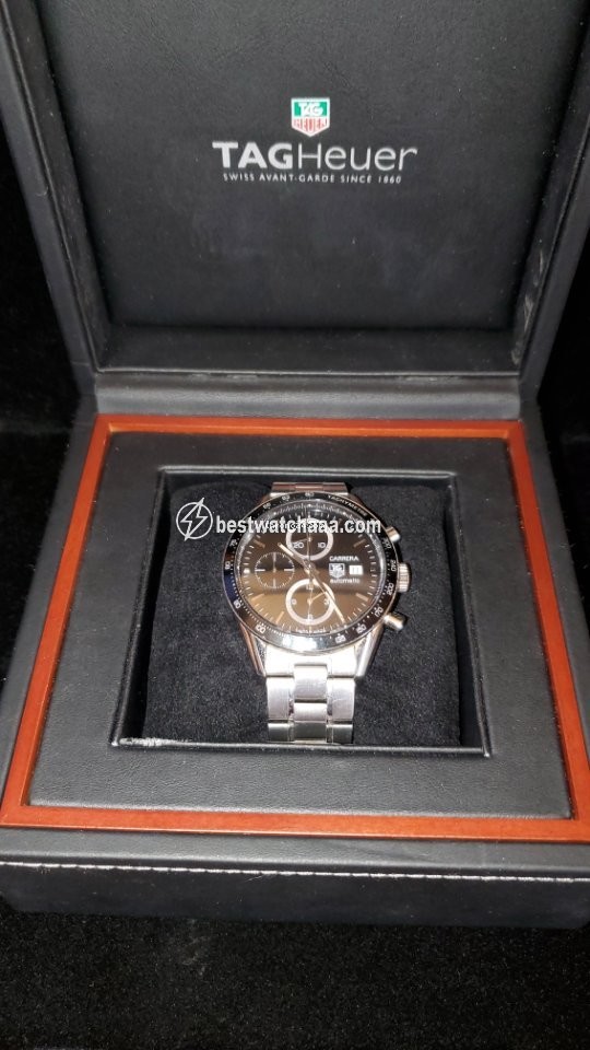 IMG_9081 TAG Heuer Carrera Calibre 16 Mens watch Unisex Automatic Steel CV2010-3 Replica 4